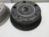 3 x Mercedes Gullwing Aluminium Finned Brake Drums. NOTE: one has crack on edge of cooling fins, potentially repairable). - 4