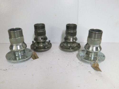 Set of 4 x Jaguar XK120/140 Splined Wheel Hubs, 2 LH & 2 RH.