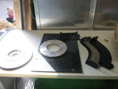 Jaguar XJ13 Engine Dyno Test Plates & Flywheel.