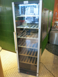 Vestfrost 6 Shelf Wine Cooler Cabinet, Type W185, S/N 20221740814. Size H185 x W59 x D64cm.