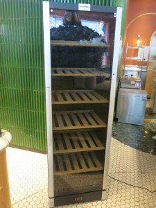 Vestfrost 6 Shelf Wine Cooler Cabinet, Type W185, S/N 20221740790. Size H185 x W59 x D64cm.