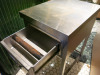 Priolinox Milano Italia Stainless Steel Coffee Knock Box Station. Size H83 x W47 x D60cm. - 2