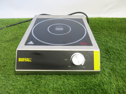 Buffalo 3000w Induction Hob, Model CE208-03, S/N 000188.