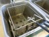 Buffalo Electric Countertop Twin Well Double Basket Deep Fat Fryer. - 5