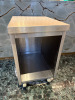 Mobile Stainless Steel Cupboard, H84 x W50 x D70cm.