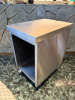 Mobile Stainless Steel Cupboard, H84 x W50 x D70cm. - 2