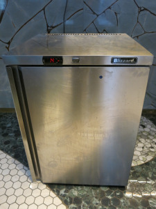 Blizzard Stainless Steel Undercounter Freezer, Model BZ-UCF140, S/N HA230704164899. Size H83 x W60 x D60cm.