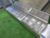 Polar Stainless Steel Countertop Preparation Fridge, Model FA856, S/N 23030533. Size H22 x W180 x D34cm - 3