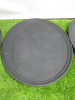 6 x Utopia Oval Non Slip Tray, Size 67cm. Comes with Folding Tray Stand. - 2