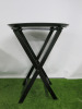 6 x Utopia Oval Non Slip Tray, Size 67cm. Comes with Folding Tray Stand. - 3