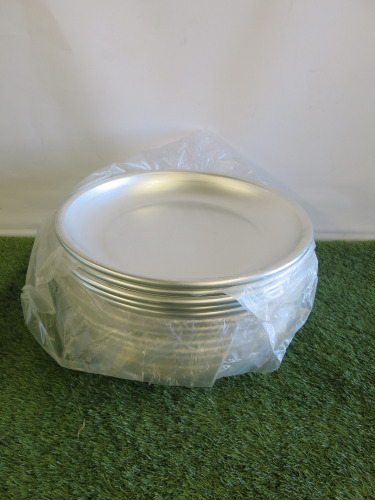 15 x New Matfer Aluminium Sea Food Platters, Size Dia 40cm.