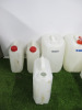 8 x Assorted Sized Plastic Containers to Include: 5 x 10L with 5 Lids, 1 x 12L with Lid, 2 x 20L with 1 Lid - 2