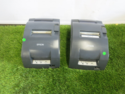 Pair of Epson TM-U220B Receipt Printer, Model M188B. NOTE: requires power supplies.
