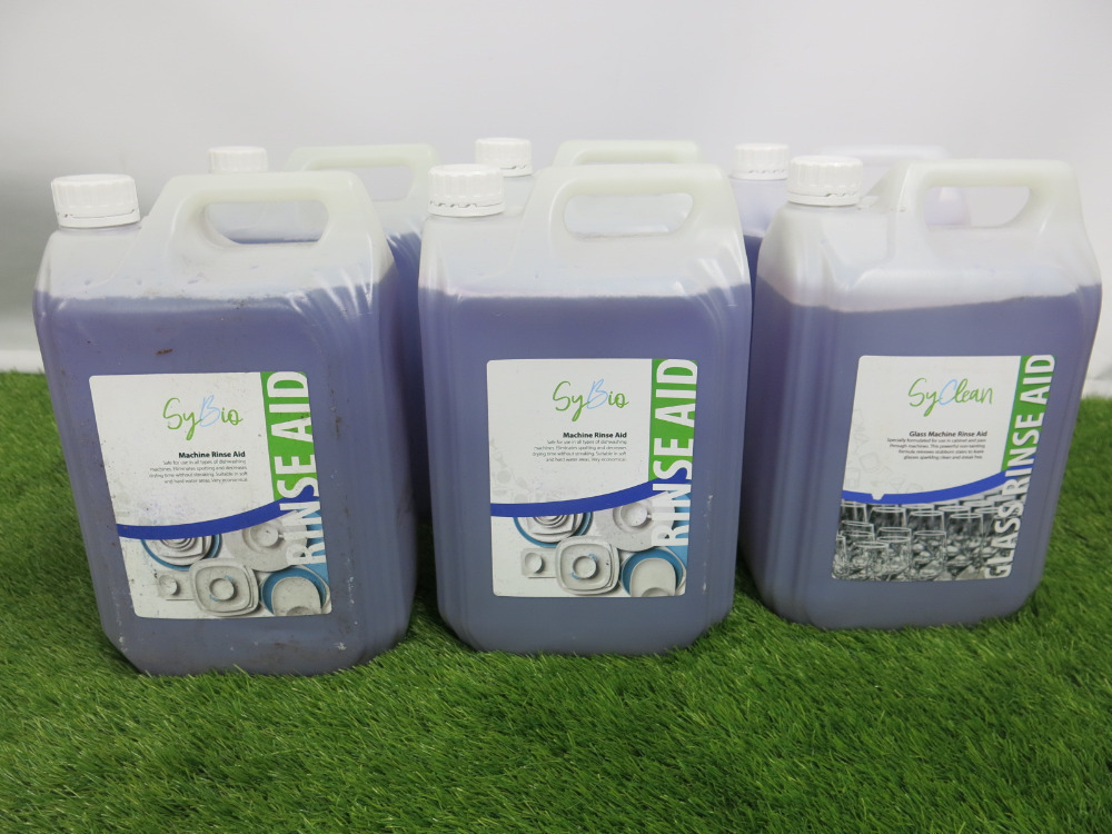 Glass Machine Rinse 6 x 5L Syclean Glass Machine Rinse Aid.