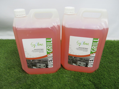 2 x 5L Syclean Oven & Grill Cleaner.