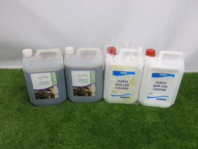 3 x 5L Beer Line Cleaner to Include: 2 x Syclean & 1 x Cleenol & 1 x Part Filled Cleenol.