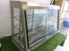 Bartsher Countertop Heated Display with Front & Rear 2 Glass Sliding Doors & 3 Wire Racks. Size H79 x W120 D48cm. - 2