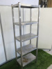 Commercial Stainless Steel 4 Tier Shelving Unit, Size H180 x W60 x D33cm. - 2