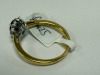18ct Gold Ruby & Diamond Cluster Ring with White Gold Claws. Ring Size M. - 4