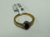 18ct Gold Ruby & Diamond Cluster Ring with White Gold Claws. Ring Size M. - 3