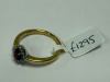 18ct Gold Ruby & Diamond Cluster Ring with White Gold Claws. Ring Size M. - 4