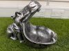 Hippo Ornament Open Mouth Tip Tray. Size H 23cm. - 2