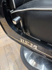 REM Voyager Black Barbers Chair with White Piping, Adjustable Height & Head Rest, S/N 010611. - 2