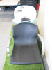 Adjustable Back Wash with Ceramic Basin, Tap & Flexi Hose. Upholstered in Black Faux Leather. - 2