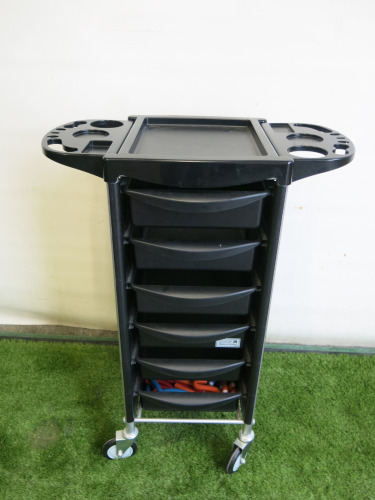 REM Mobile 6 Drawer Hair Stylists Trolley.