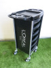REM Mobile 6 Drawer Hair Stylists Trolley. - 2