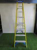 Werner 8 Tread Fibreglass Step Ladder, Capacity 150kg. - 2