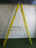Werner 8 Tread Fibreglass Step Ladder, Capacity 150kg.
