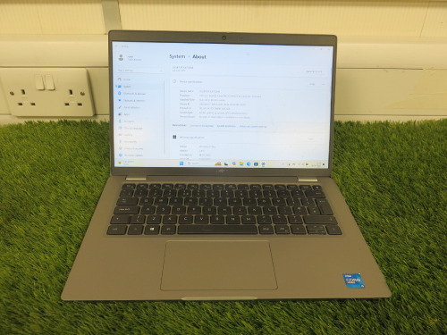 Dell 14" Latitude 5420, Running Windows 11 Pro. Intel Core i5-1145G7 @2.60 GHz, RAM 8.00GB, 256GB SSD. NOTE: requires power supply.