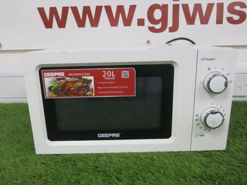 Geepas 1100w Microwave, Model GMO1899-20LS.
