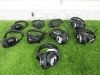 9 x Assorted Telephone Headsets to Include, Microsoft & Logi.