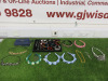 48 x Assorted Items of Costume Jewellery to Include: 20 x Rings, 7 x Brooches, 10 x Bracelets, 5 x Necklace, 5 x Headband & 1 x Bag.