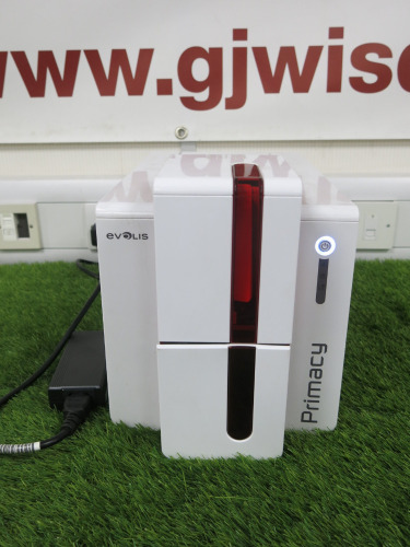 Evolis Primacy Card Printer, S/N 10000902353. Comes with Software Located on PC (Lot 147)