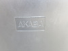 10 x Akaba Black and Silver Plastic Stacking Chairs. - 7