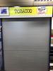 Tobacco 4 Sliding Door with Front Roller Shutter Illuminated Retail Storage Cabinet - 4