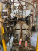 Lened Hydraulic & High Pressure Steam Vinyl Record Press. Complete unit with Lened Plastic Injection and Controls. Circa 1960's, S/N on Injection M/C Reads 79366, Main Machine Number 79231. NOTE: buyer is responsible for stripping & removing at there own 