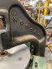 Norton Fly Press with Motorised Rotary Disc Aligner on Metal Bench. - 2