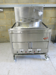 Stainless Steel Gas Dim Sum Steamer, Size H125 x W86 x D95cm.