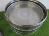 3 Tier Stainless Steel Steamer with Lid. Comes with 3 x Stainless Steel Trays. - 2