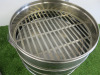3 Tier Stainless Steel Steamer with Lid. Comes with 3 x Stainless Steel Trays. - 3