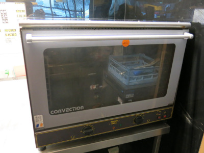 Roller Grill 4 Rack Convection Oven, Type FC110E, S/N 180902710. Size H61 x W80 x D70cm.