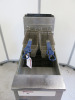 Pitco Single Tank Twin Basket Gas Deep Fat Fryer, Model SG14, S/N G22CC012543. Comes with 4 Baskets. Size H115 x W40 x D88cm. - 2