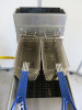 Pitco Single Tank Twin Basket Gas Deep Fat Fryer, Model SG14, S/N G22CC012543. Comes with 4 Baskets. Size H115 x W40 x D88cm. - 5
