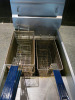 Pitco Single Tank Twin Basket Gas Deep Fat Fryer, Model 35C+, S/N G11CA005693.Comes with 4 Baskets. Size H117 x W39 x D77cm. - 7