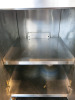 Mobile Stainless Steel 2 Door Warming Cabinet, Model X5. Size H90 x W60 x D80cm. NOTE: castors require attention. - 2