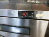 Fosters Stainless Steel Undercounter Fridge, Model HR200, S/N E5550656, YOM 2019. Size H82 x W69 x D75cm. - 2